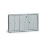 View 6-Door Surface Mount Vertical Mailbox